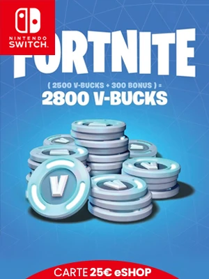 2800 V-BUCKS Fortnite Switch 