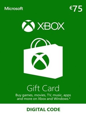 Carte Xbox 75€